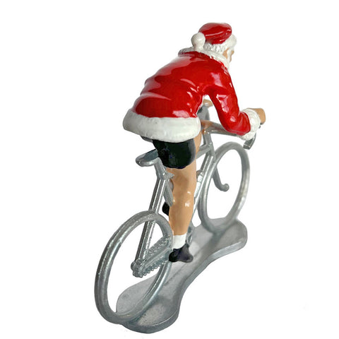 Miniature  Santa Claus Cyclist Model 